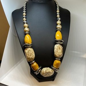 Orange Chunky Necklace